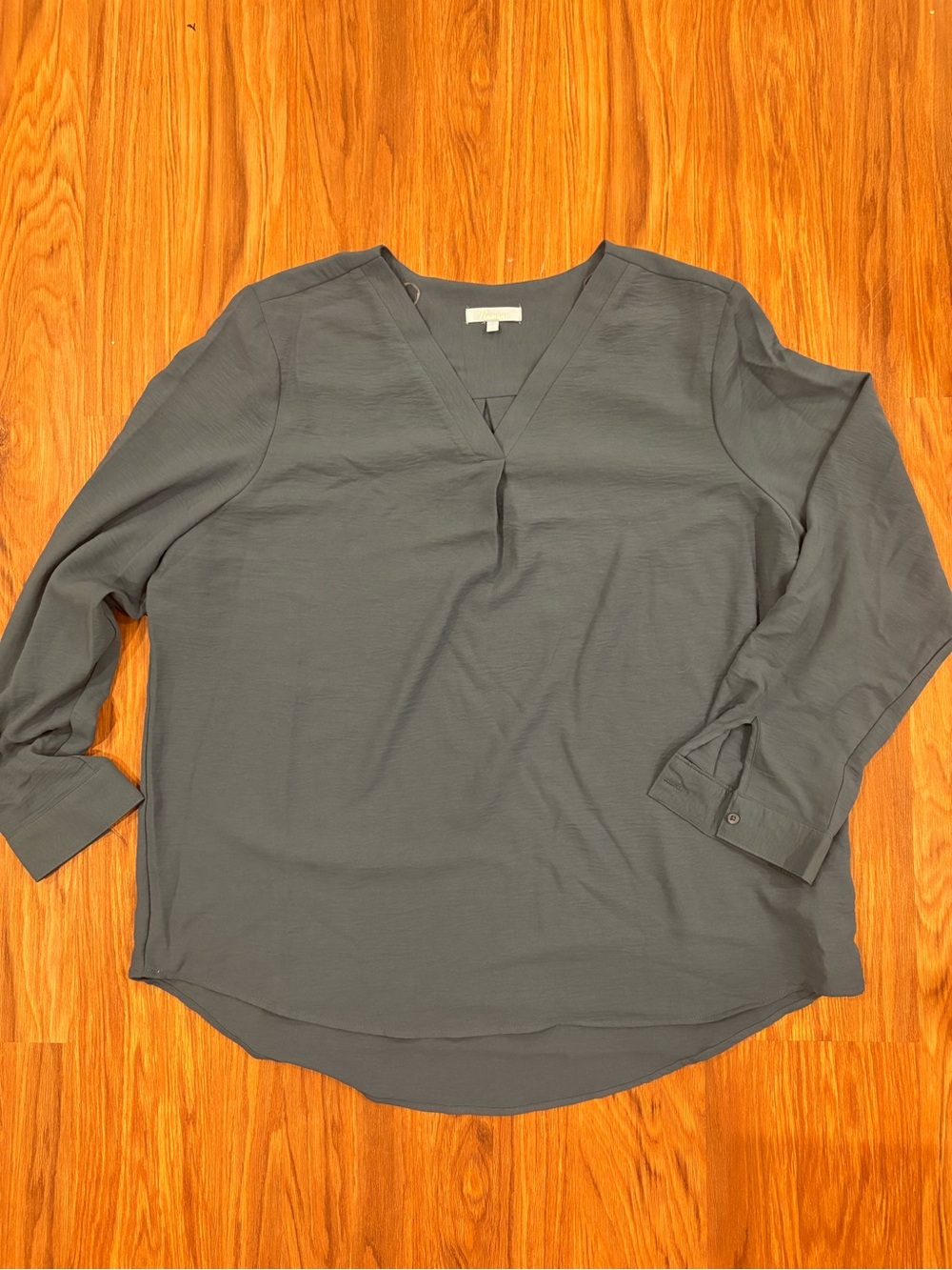 Vintage Penmans Dusty Blue Long Sleeve Blouse